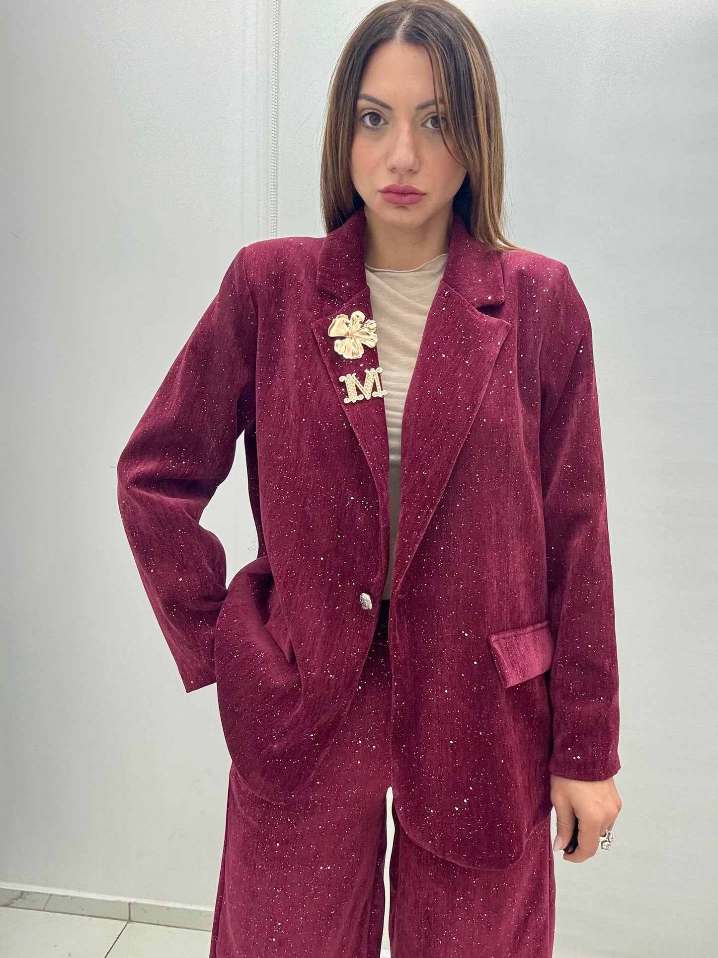 Tailleur Magic Bordeaux