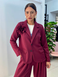Tailleur Fiore Bordeaux