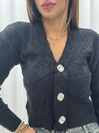 Cardigan Gioiello Nero