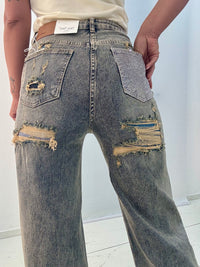 Jeans Tasca Strass
