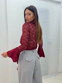 Camicia Sheila Bordeaux