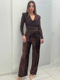 Pantalone Shine Marrone