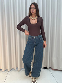 Jeans Tasca Ecopelle