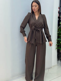 Tailleur Amalia Marrone