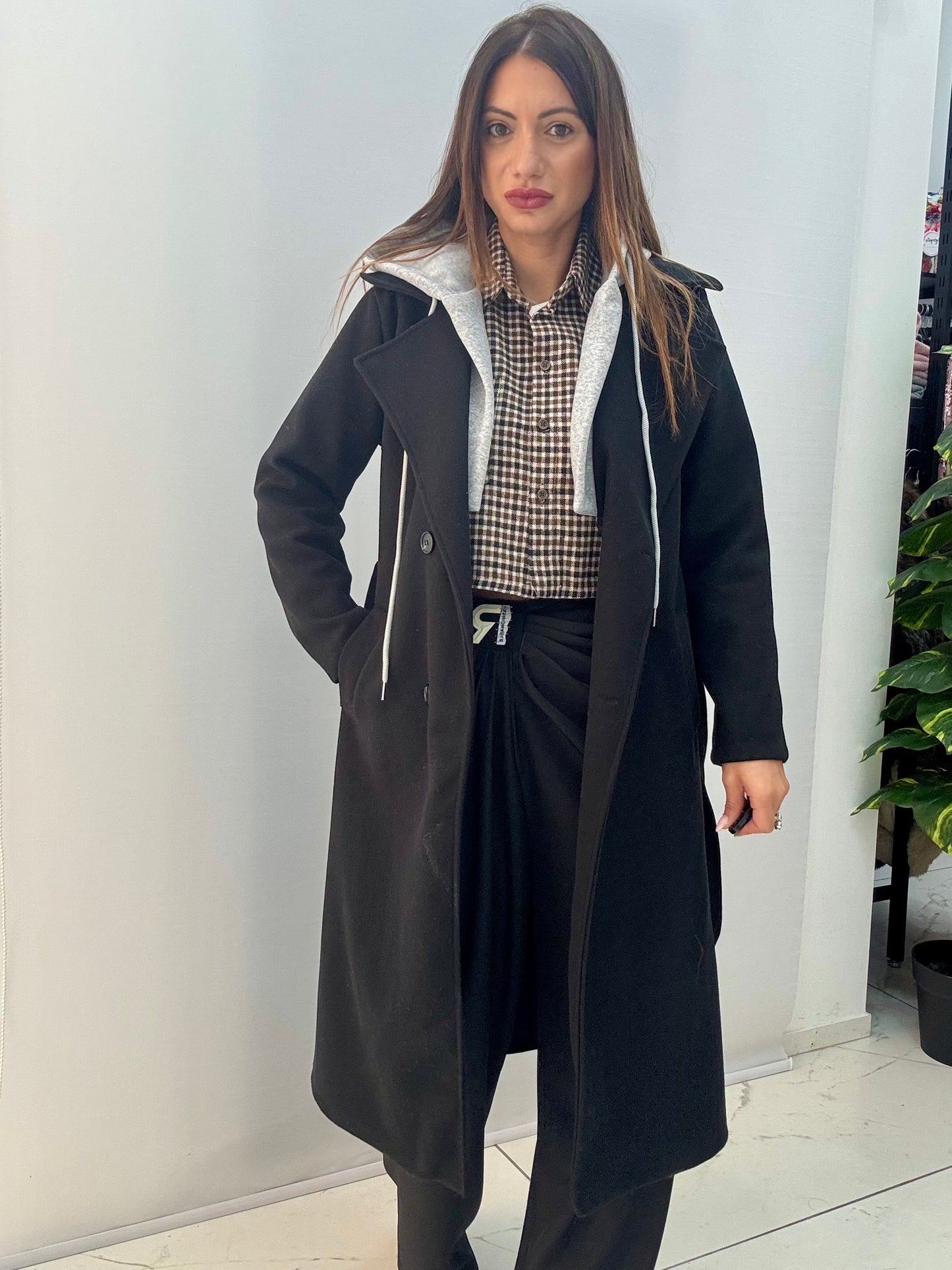 Cappotto Sporty Nero