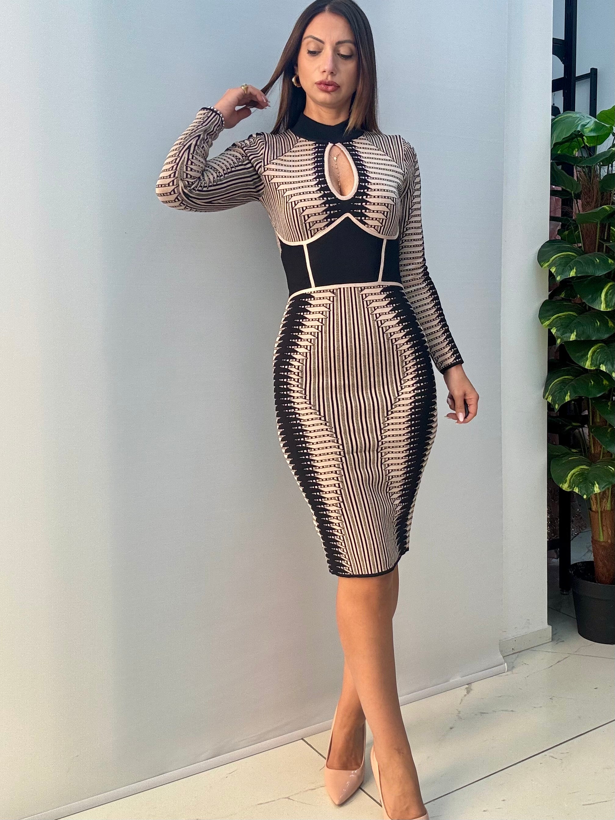 Abito Elisabetta Beige