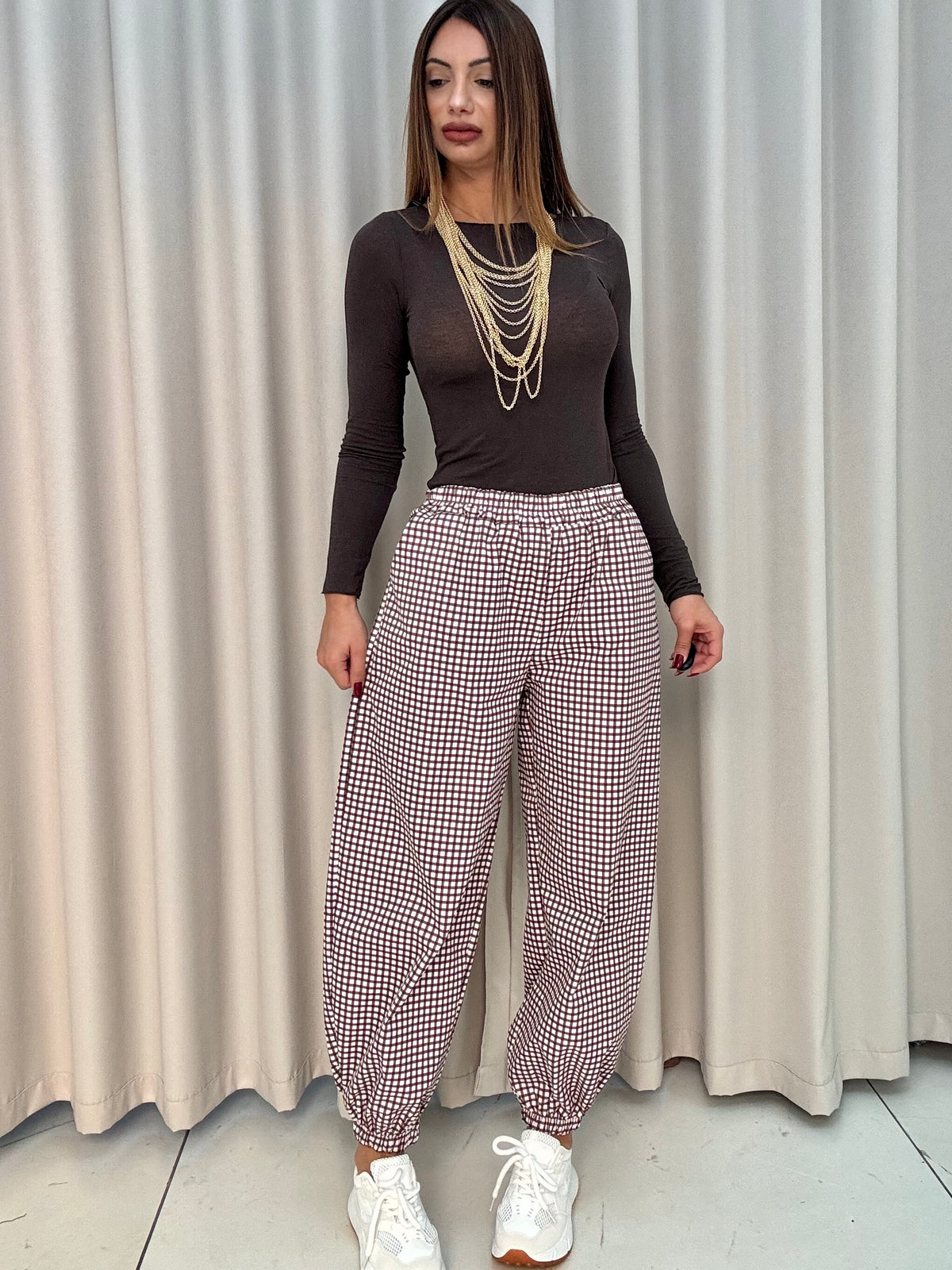 Pantalone Quadretti