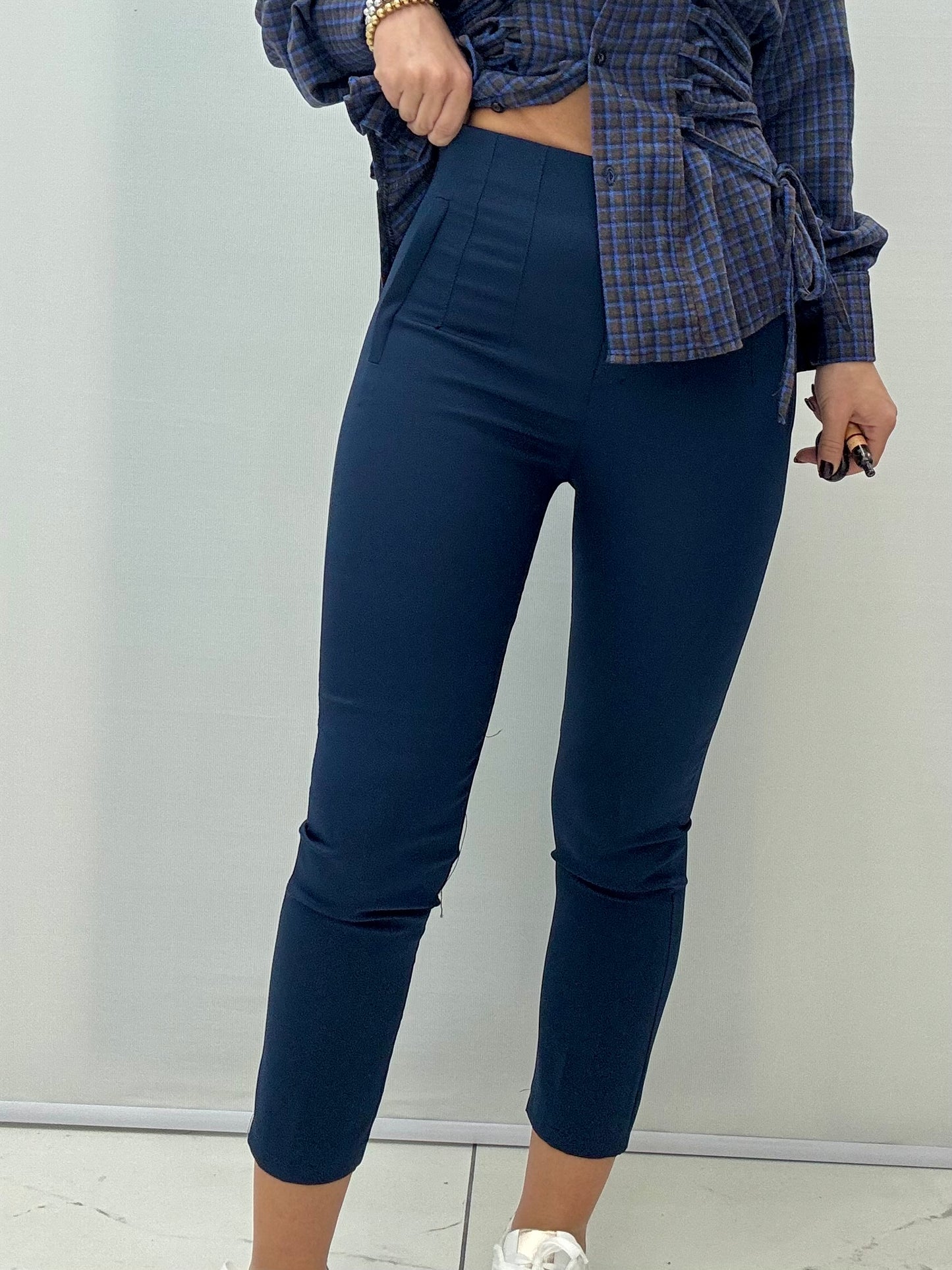 Pantalone Mood. Zara blu