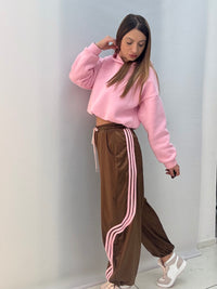 Pantatuta Candy Marrone-Rosa