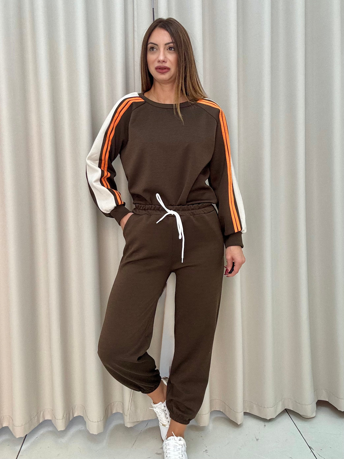 Tuta Comfy Marrone