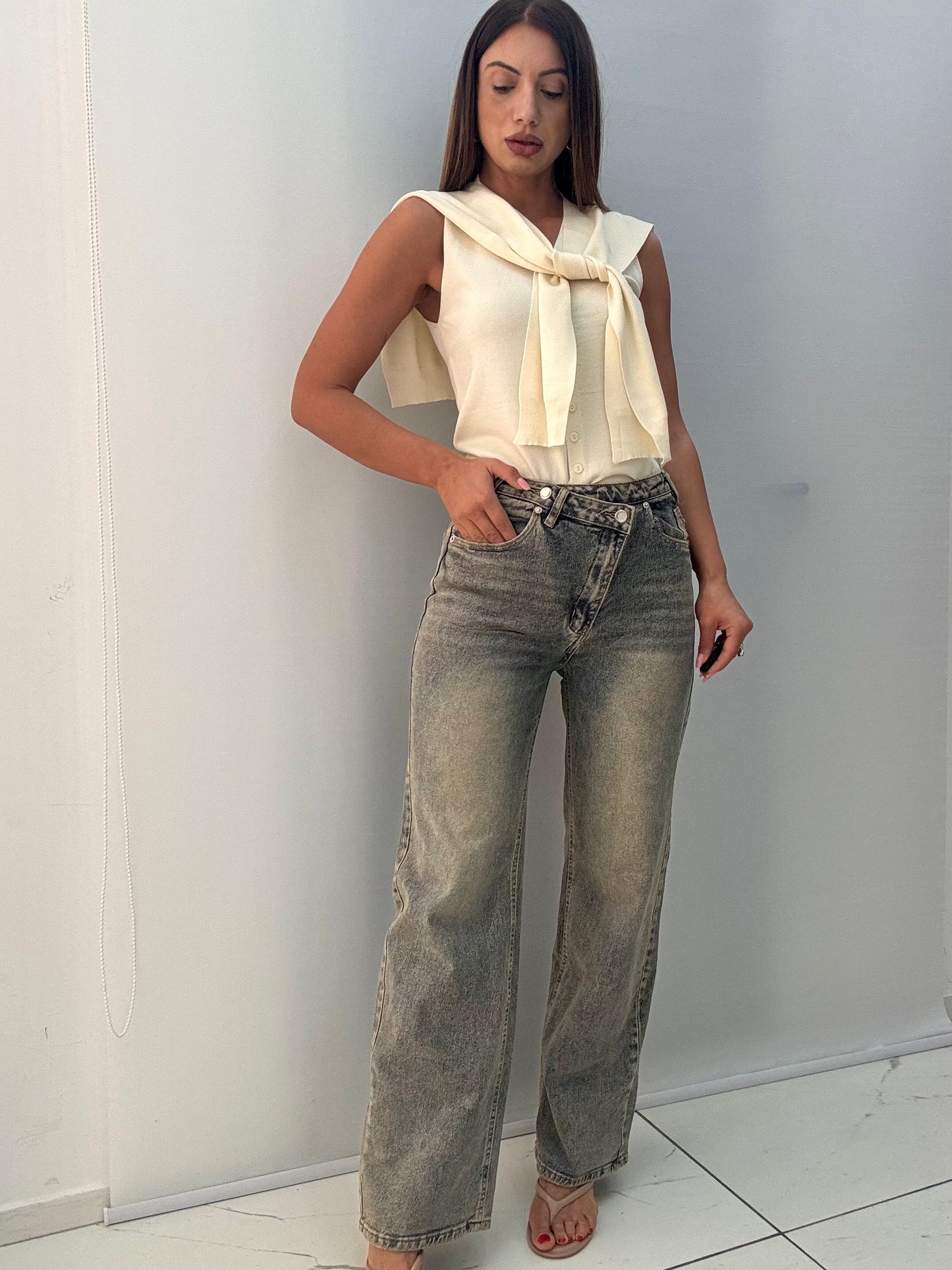 Jeans Tasca Strass