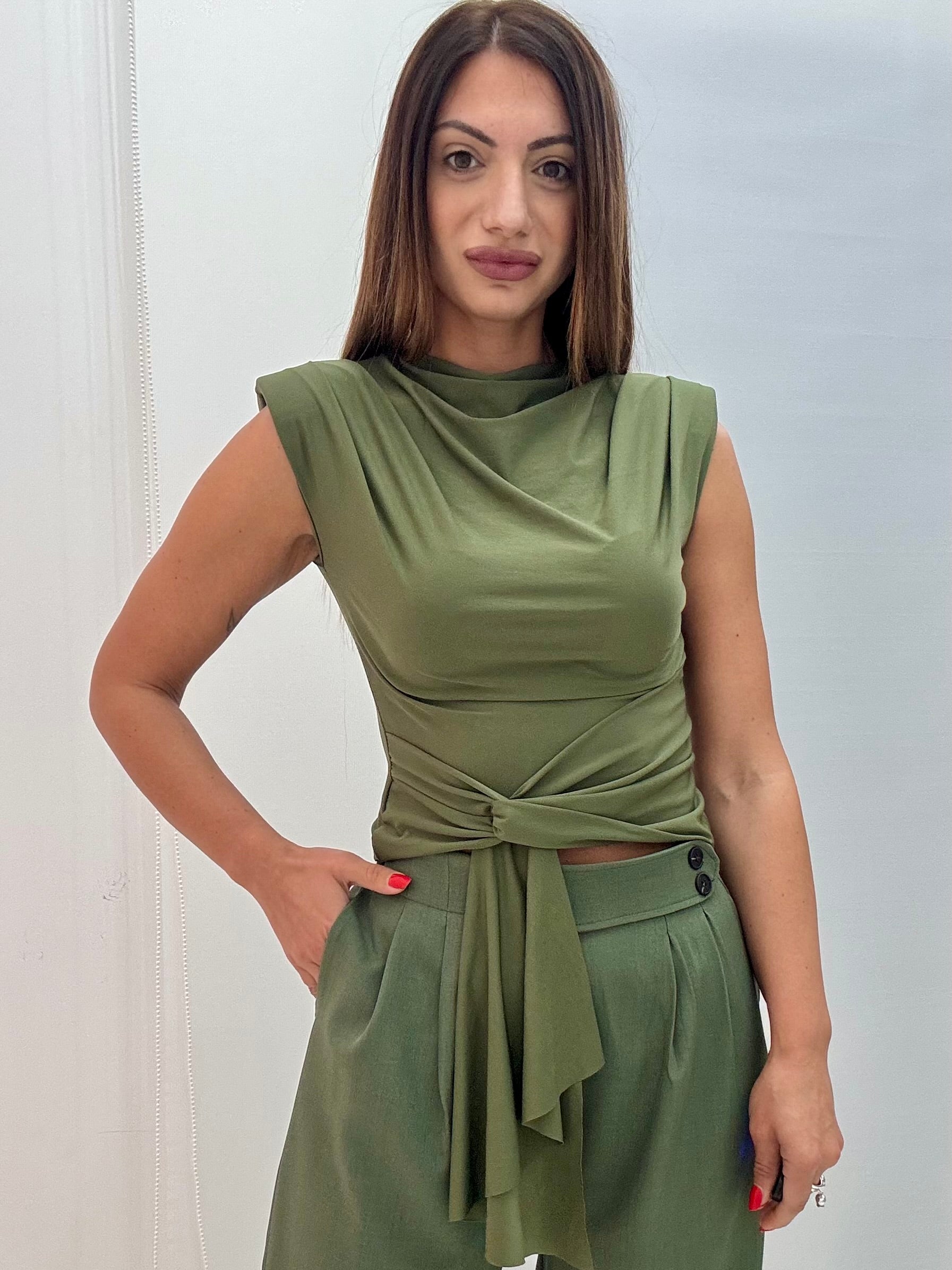 Maglia Fusciacca Verde Militare