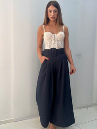 Pantalone art.90555 Blu Gessato