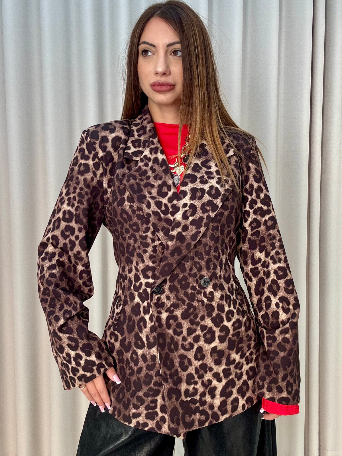 Giacca Leopard