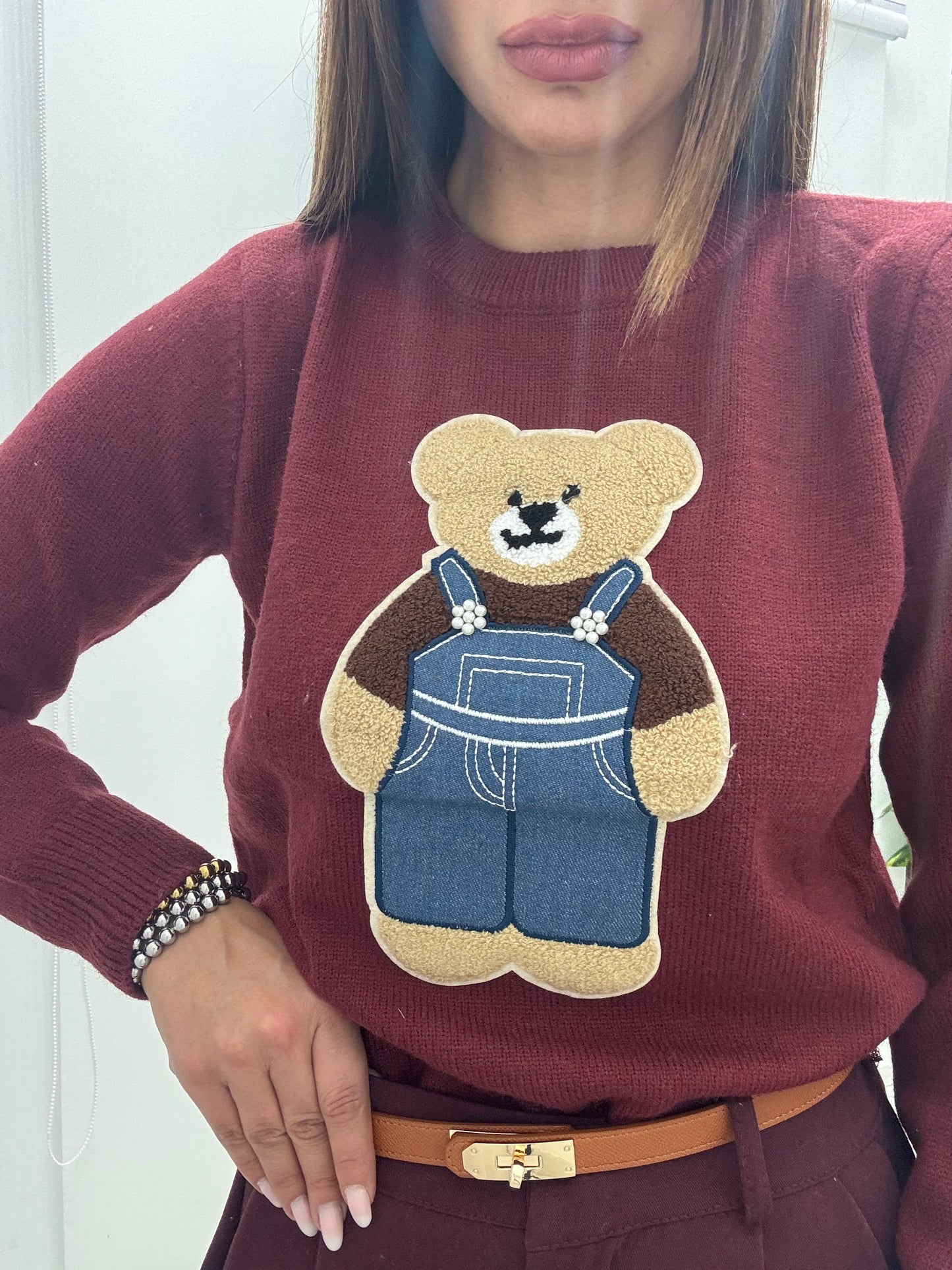 Maglione Teddy Perle
