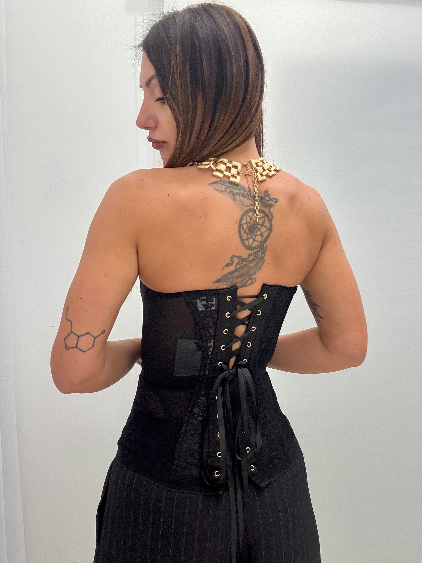 Corpetto Ch@nel Nero