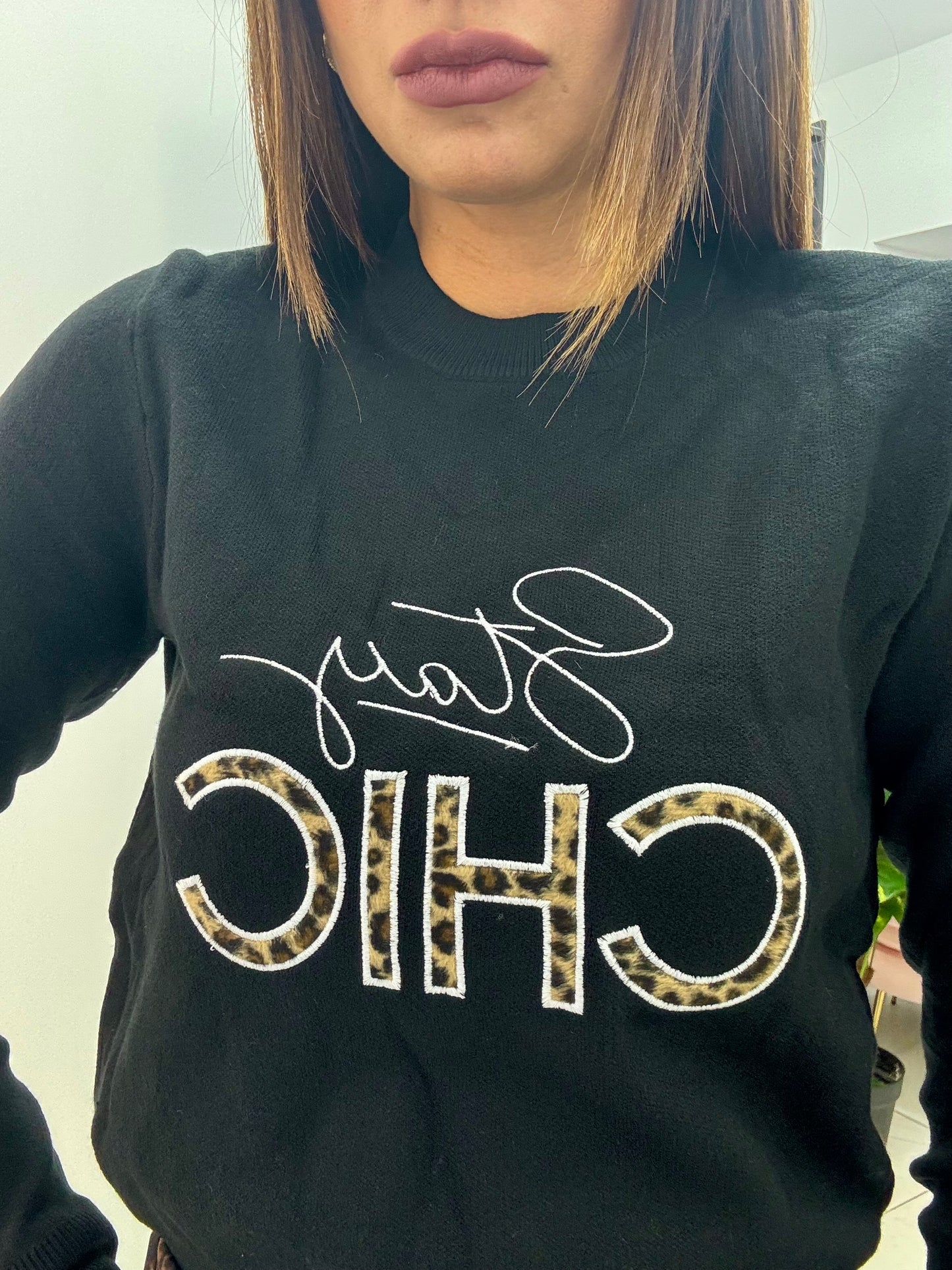 Maglia Stay Chic Nero