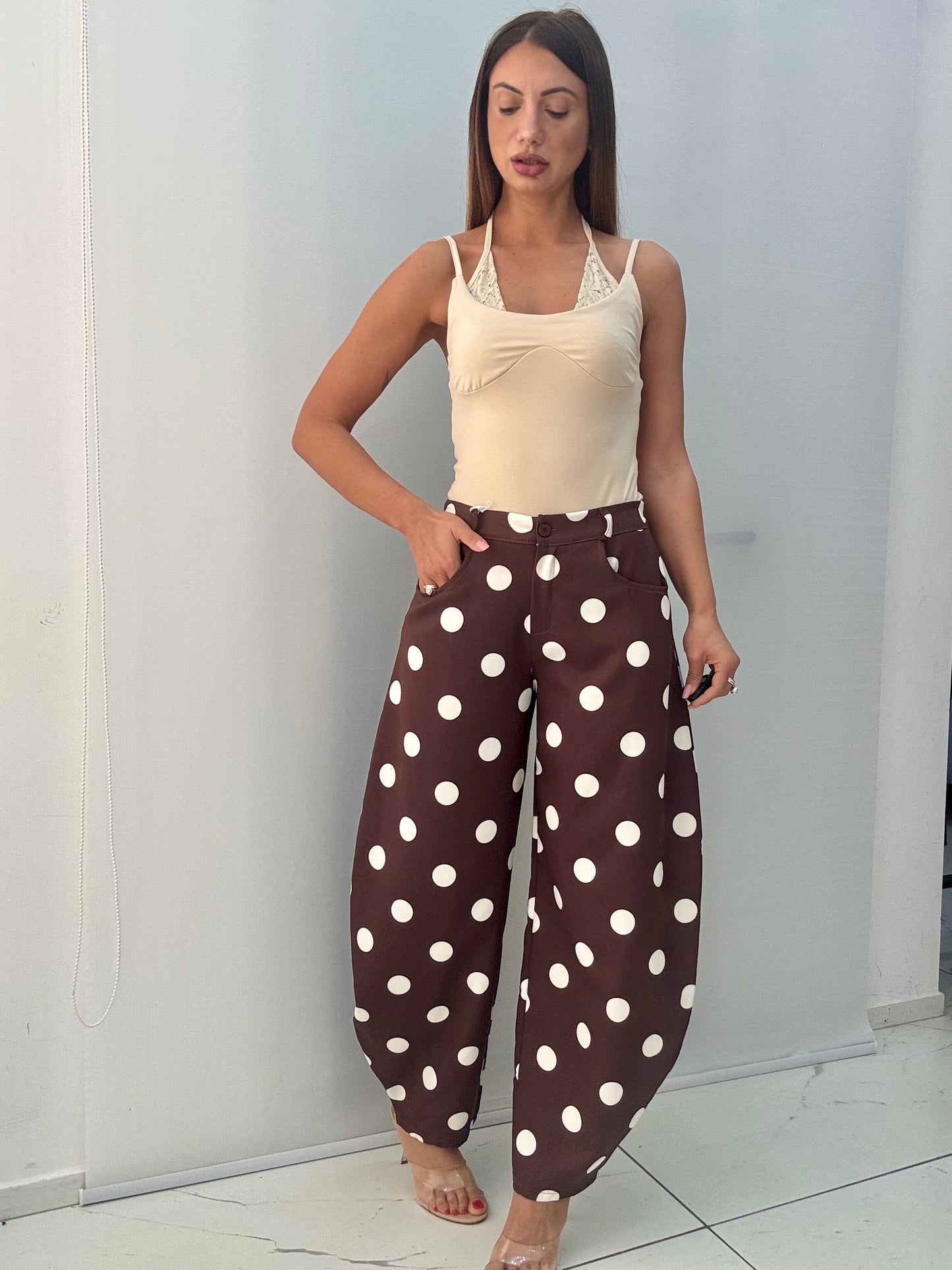 Pantalone Ballon Pois