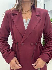 Giacca Curly Bordeaux