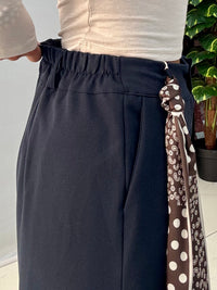 Pantalone Foulard Blu