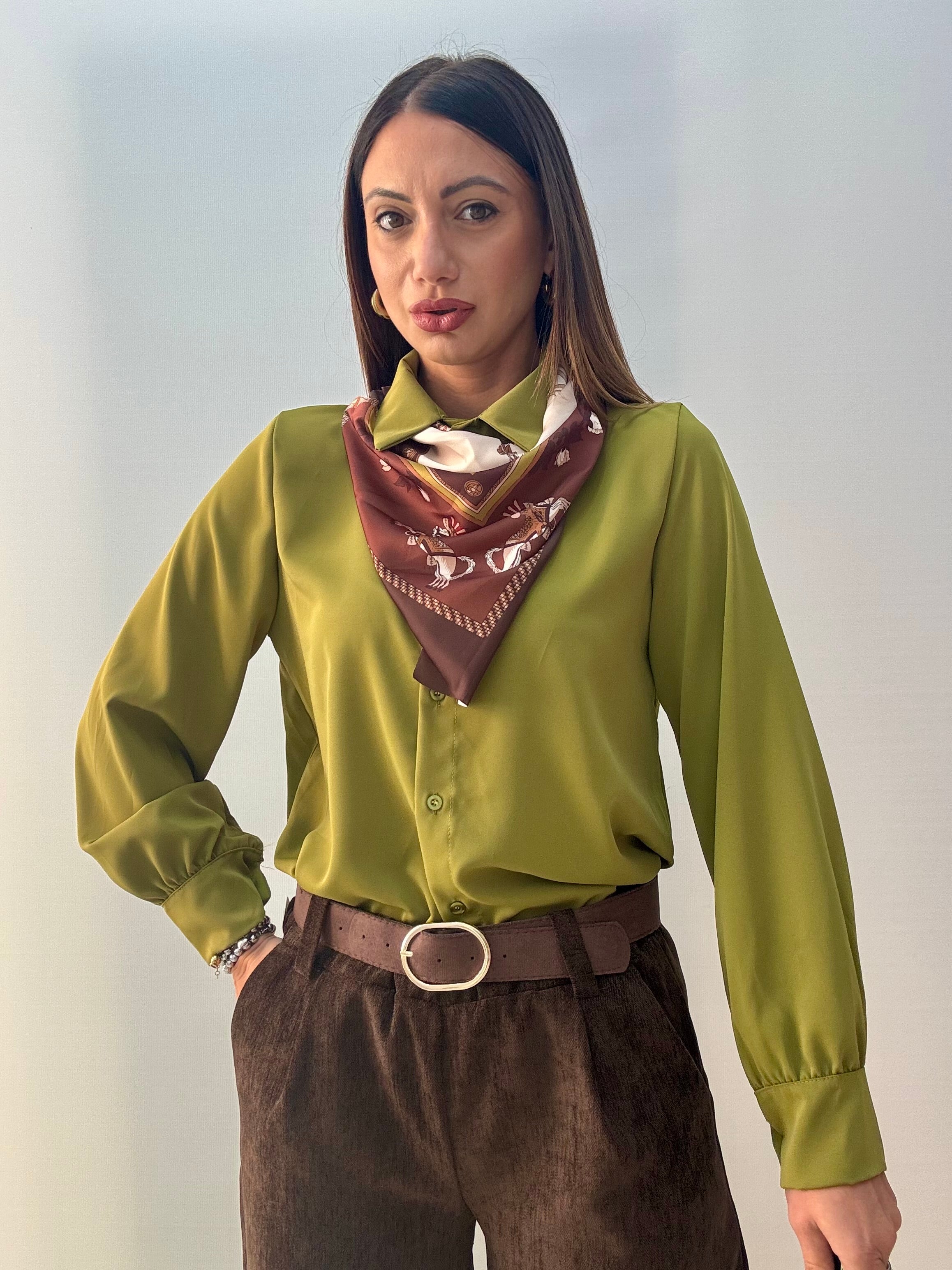 Camicia Foulard Verde