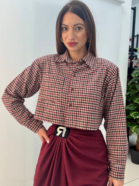 Camicia Ralph Bordeaux