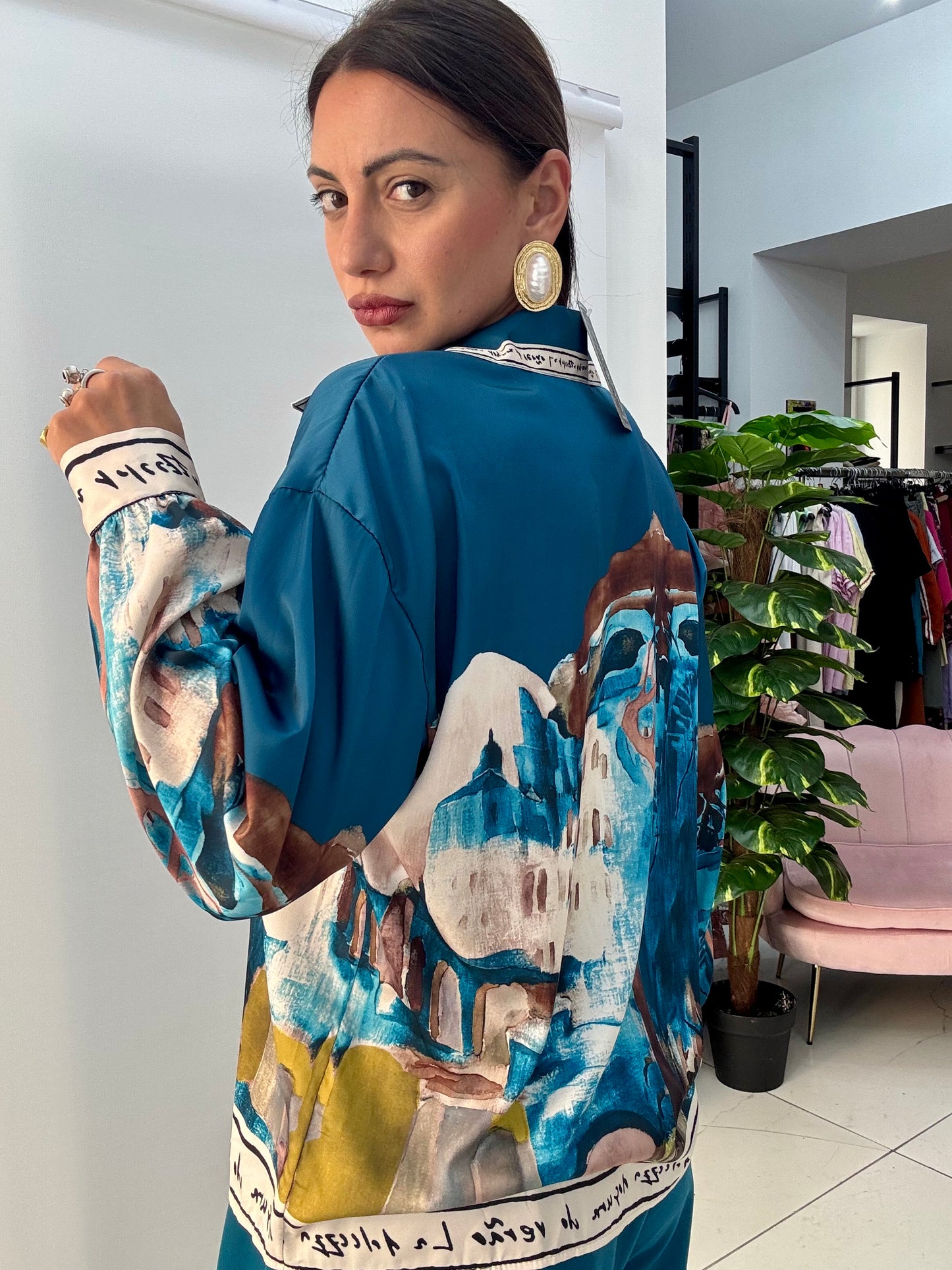 Camicia Panorama Ottanio