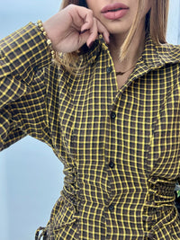 Camicia Stringata Giallo