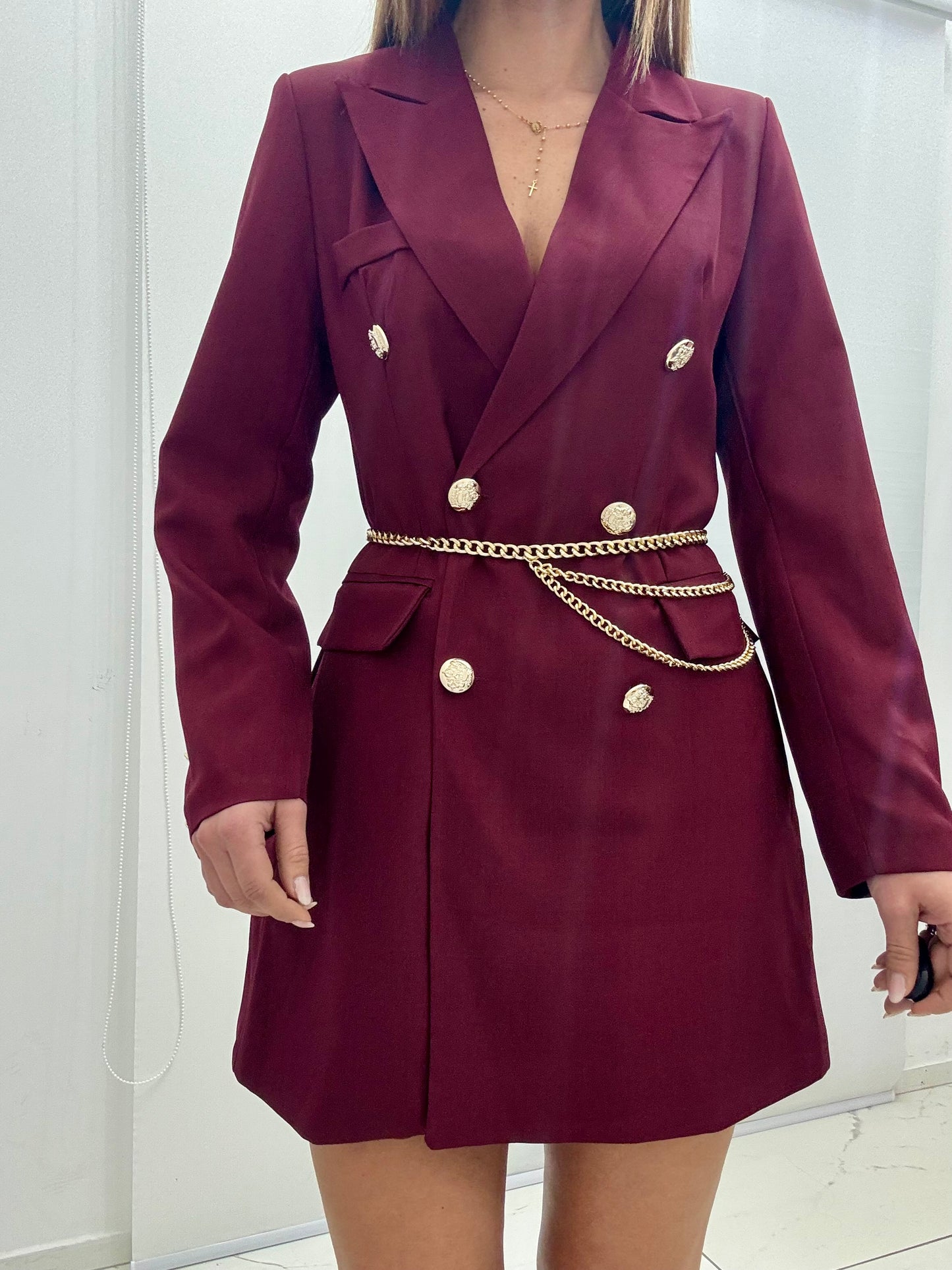 Abito Giacca Bordeaux
