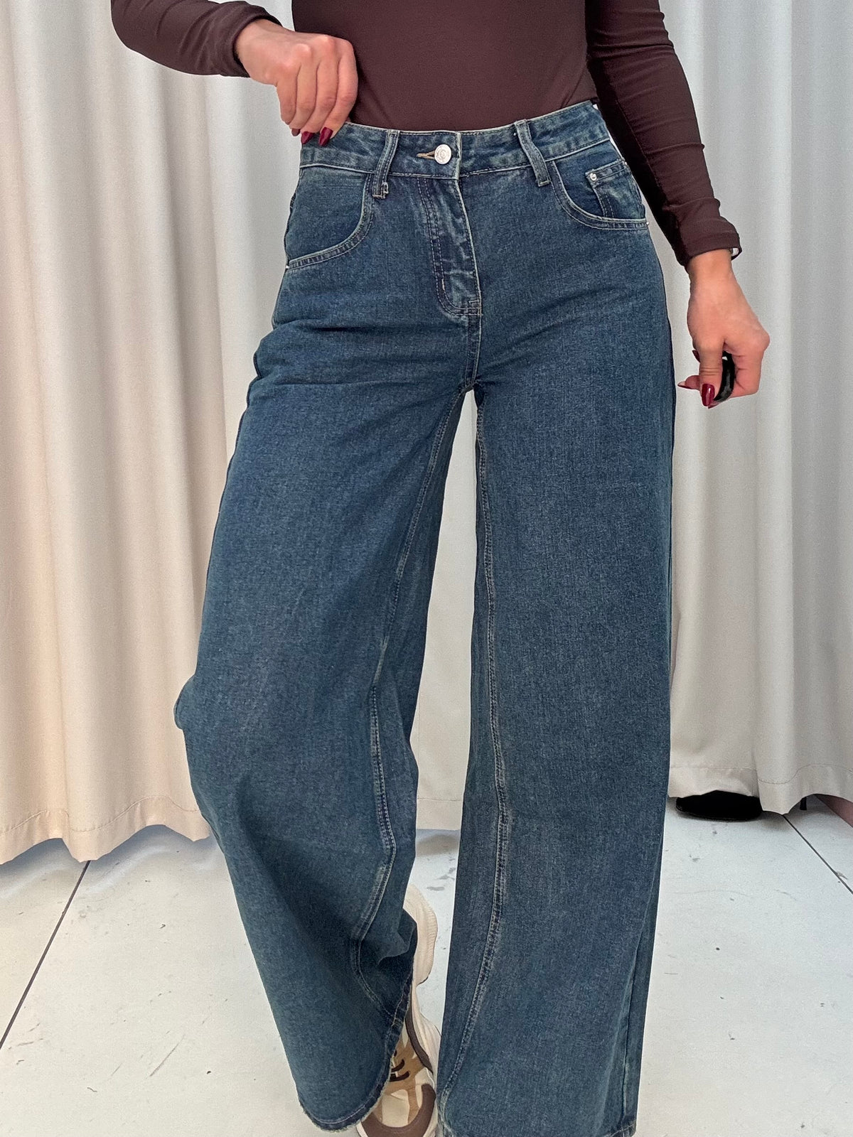 Jeans Tasca Ecopelle