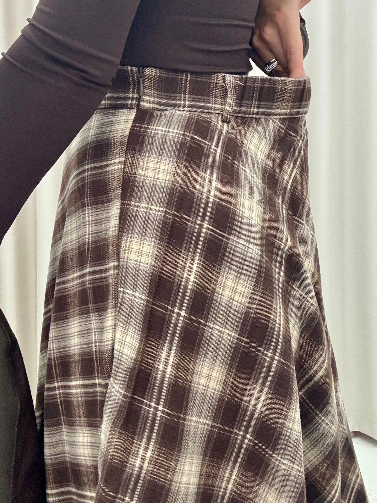 Gonna Effetto Camicia Lunga