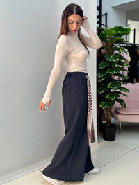 Pantalone Foulard Blu