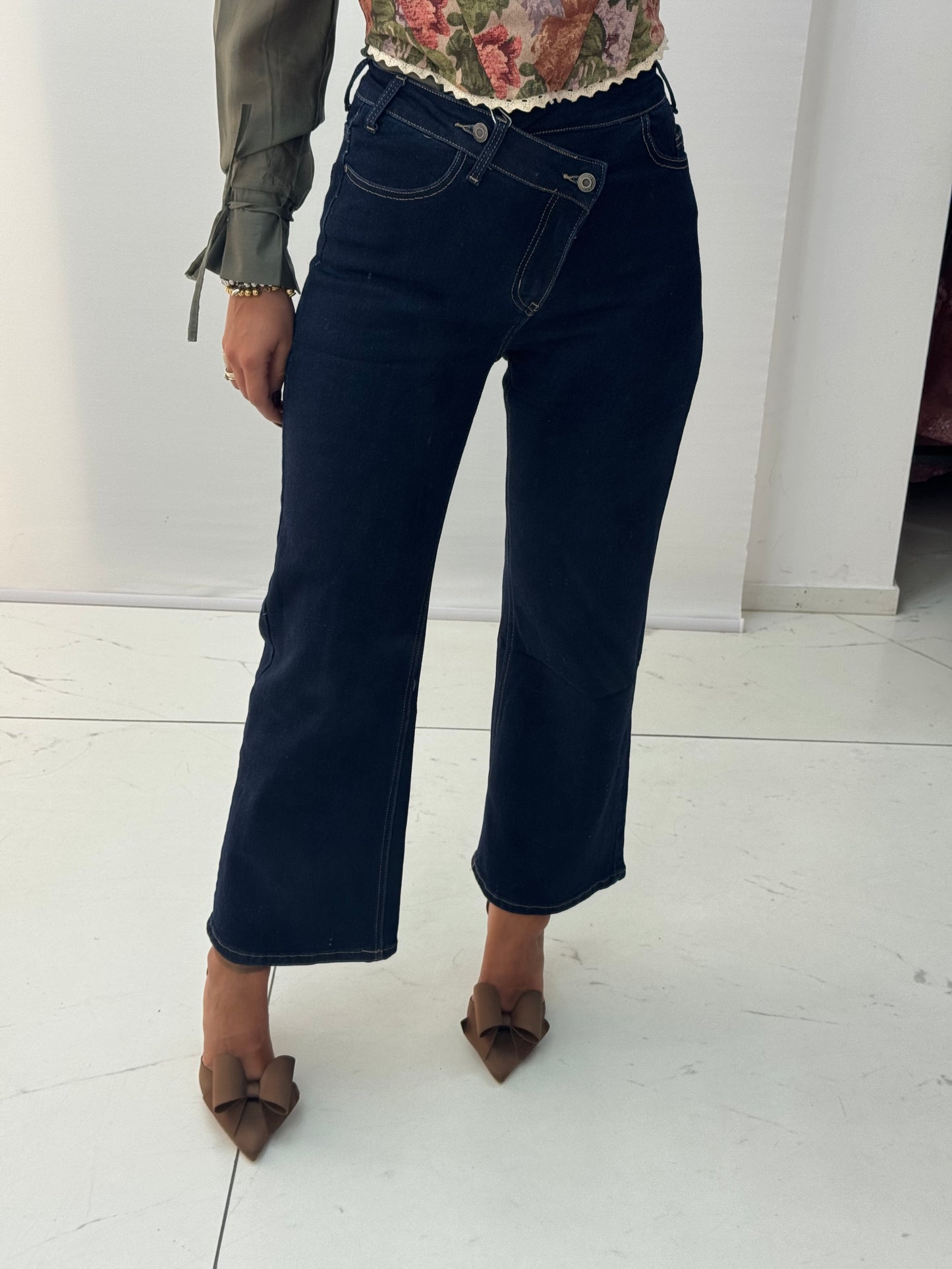 Jeans Blu Asimmetric