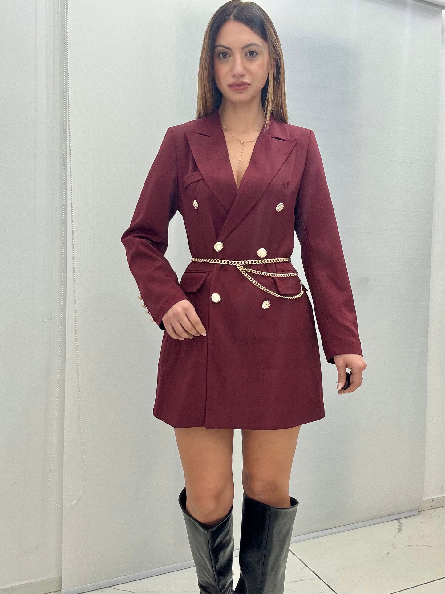 Abito Giacca Bordeaux