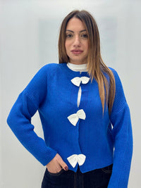 Cardigan Fiocchetti Blu