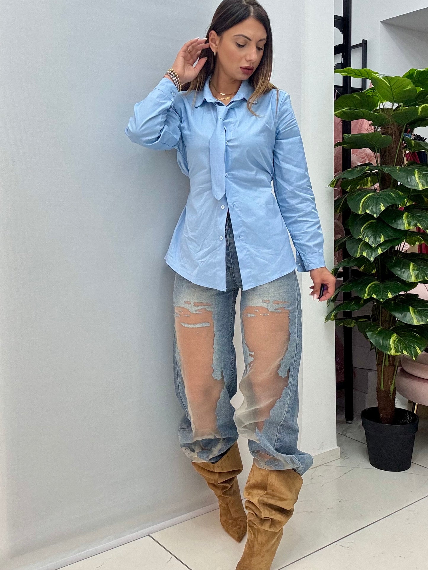 Jeans Effetto Nude cod.A3374