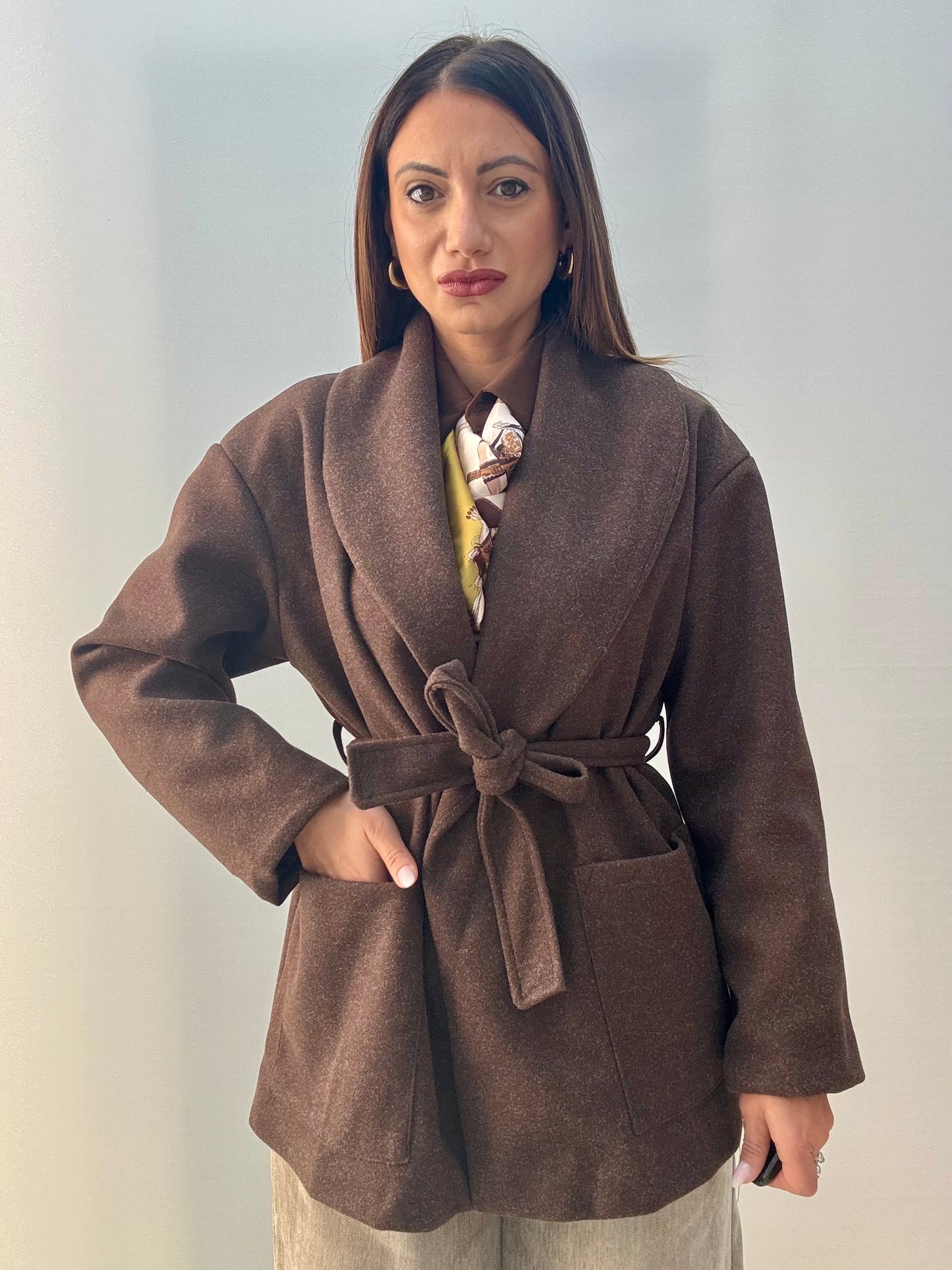 Cappottino Lucrezia Marrone