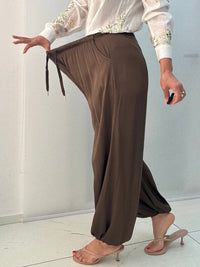 Pantalone Angelica Marrone