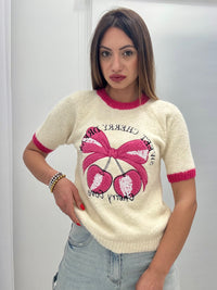 Maglia Cherry Pink