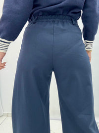 Pantalone Palazzo art.5850 Blu