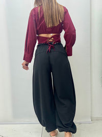 Pantalone Ballon Chic Nero