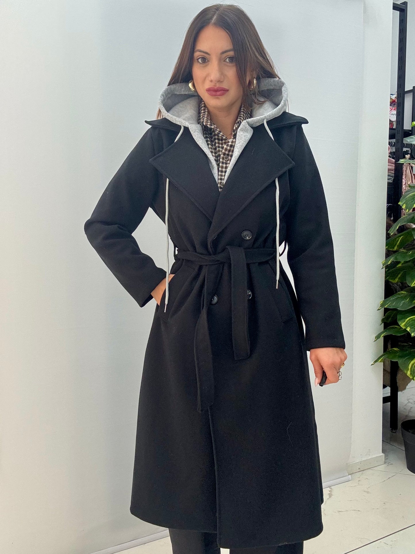 Cappotto Sporty Nero