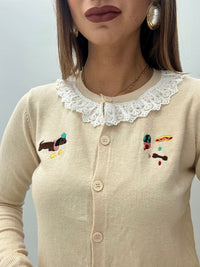 Cardigan Bassotto Beige