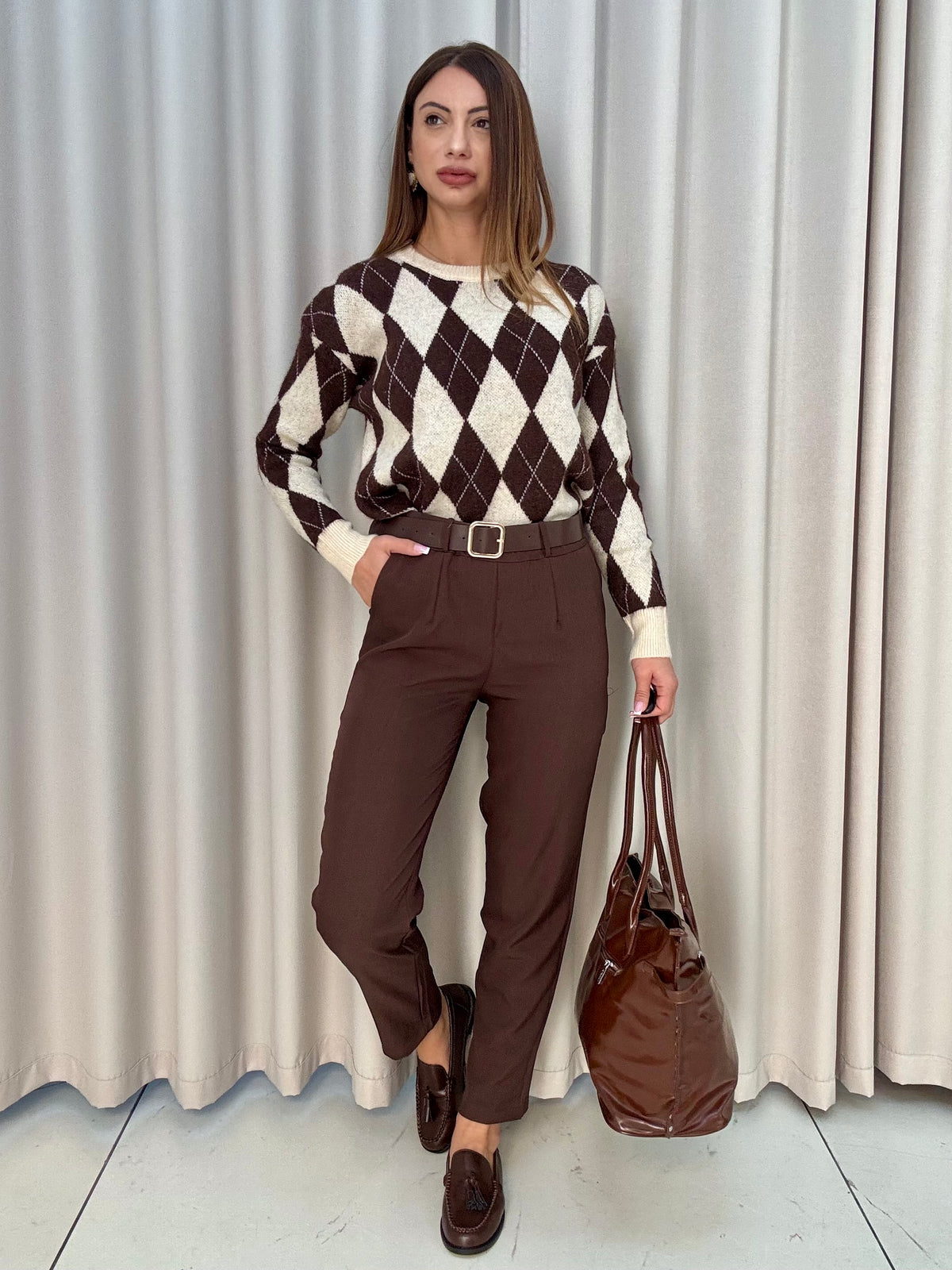 Pantalone Carmen Marrone
