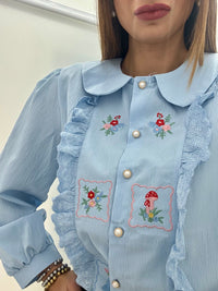 Camicia Romantic Azzurra