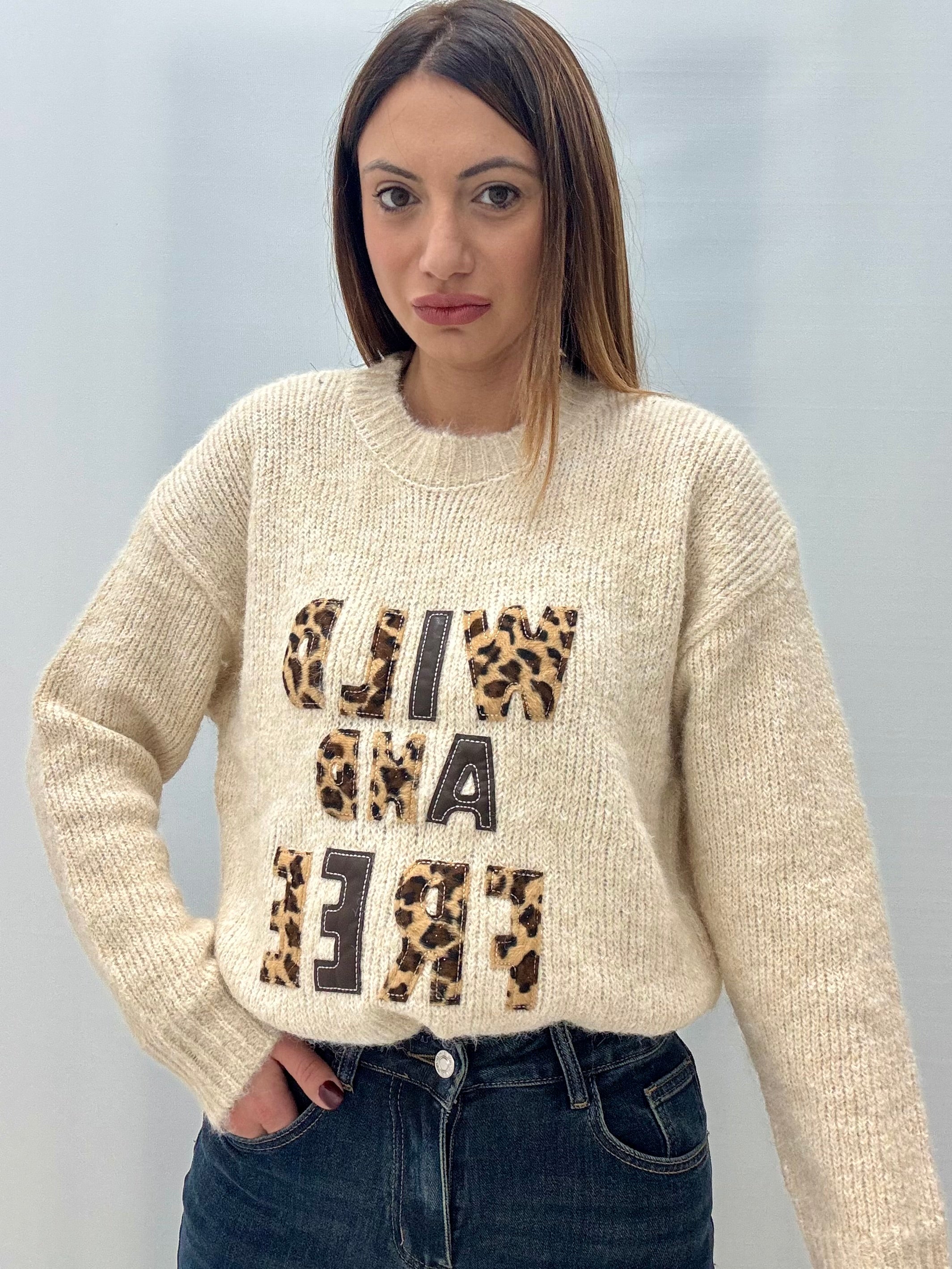 Maglione Wild Panna