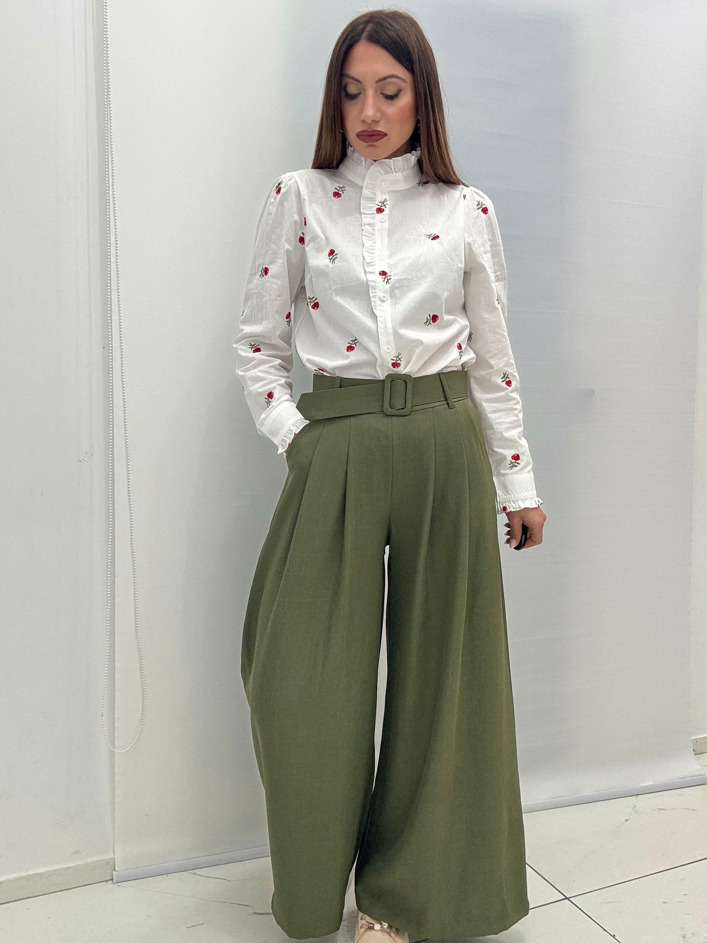 Pantalone Amelì Verde