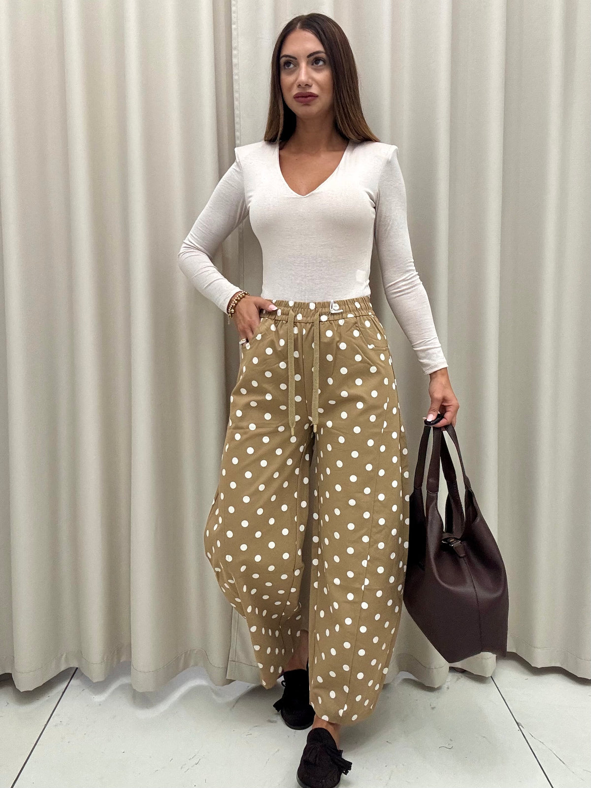 Pantalone Ballon Pois