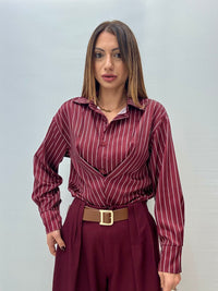 Camicia Georgina Bordeaux
