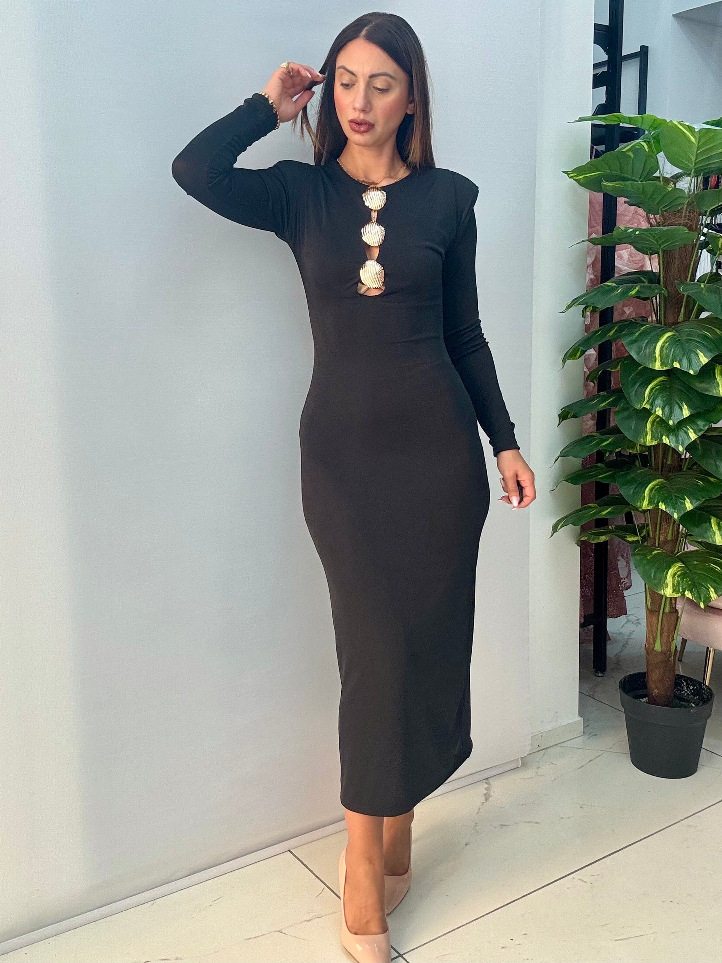 Abito Conchiglia Nero